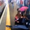 Video: Brazilian Woman Barely Escapes Getting Hit By Train While Saving Her Phone